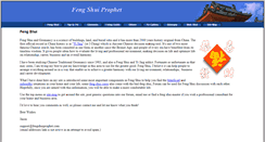 Desktop Screenshot of fengshuiprophet.com